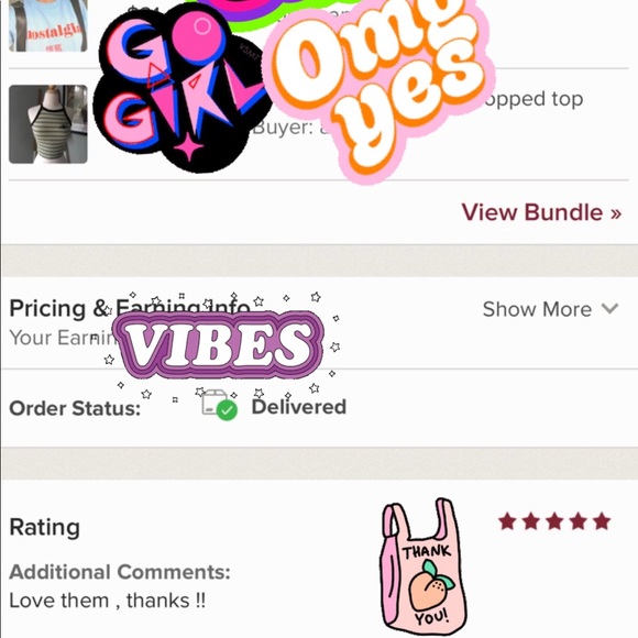 LAST 👆🏼🛸planet print striped cropped top - Picture 4 of 7